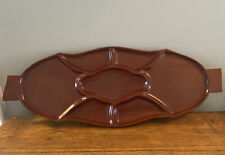 Caribcraft Solid Mahogany Charcuterie Board Serving Tray 10x26 picture
