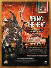 2007 Yu-Gi-Oh TCG Force of the Breaker Print Ad/Poster Official GX CCG Card Art picture