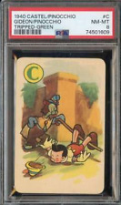 1940 CASTEL PINOCCHIO #C GIDEON TRIPPED-GREEN PSA 8 *DS15294 picture