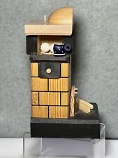 KWO WOODEN STOVE German Christmas Incense Smoker No Cat picture