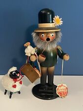 Vintage Steinbach Smoker Shepherd /Sheep Herder ~ Made In Germany Incense Holder picture