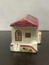 Vintage Handmade Solid Pottery Ceramic Spanish Church Building House Miniature picture