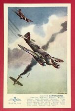 Postcard RAF Bristol Beaufighter Bomber Torpedo Aircraft British Military picture