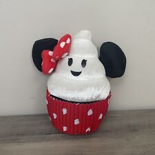 Disney World Theme Park Food Series Minnie Mouse Cupcake 8 Inch Plush Toy Red picture