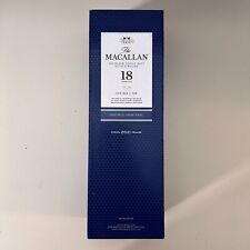 The Macallan Highland Single Malt Scotch Whisky 18 year  2021 Release Blue Box picture