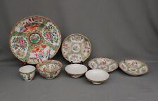 1800s+ Chinese Rose Medallion Lot-10 Various Bowls Soup,Rice & Underplates  picture