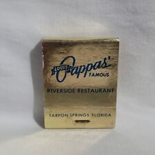 Vintage Louis Cappa's Restaurant Matchbook Tarpon Springs FL Advertising Full picture