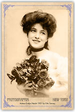 EVELYN NESBIT Early Film Star Beauty Vintage Photograph A++ Cabinet Card CDV picture