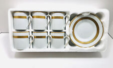 Casati Fine Porcelain 12pcs Mini Cup & Saucer Set, 6 & 6 Cups/ Saucer picture