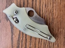Spyderco Dodo Natural Jade G10 M4 Knife C80GM4P Discontinued Exclusive picture