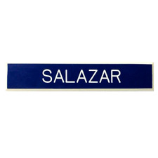 Custom Air Force Magnetized Blue Name Tag picture