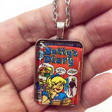 Betty's Diary #1 Cover Key Ring or Necklace Archie Comic Book Riverdale Jughead picture