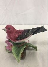 Vintage Lenox Purple Finch Porcelain Bird Figurine picture