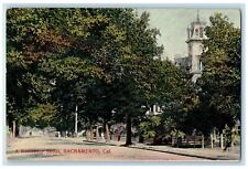 c1910's A Residence Street Sacramento California CA Unposted Antique Postcard picture