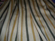 Antique French brocatelle.Gold,Pale green and caramel stripes. picture