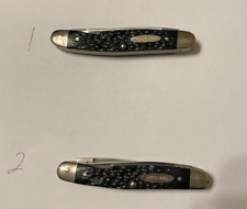 Lot of 2 - Cold Steel Carbon V Knives - Muskrat Style 2 Blade Folder - USA picture