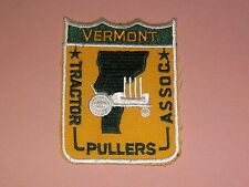 VINTAGE VERMONT TRACTOR PULLERS ASSOCIATION  CLOTH PATCH picture
