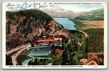 TROUTDALE IN THE PINES EVERGREEN, COLORADO. UNPOSTED 1900S VINTAGE POSTCARD 357 picture