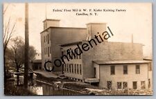 Real Photo Federal Flour Mill Knitting Factory Camillus NY New York RP RPPC M300 picture