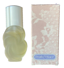 Vintage Avon Pearls & Lace Frosted Swirl Bottle Perfume Spray 1.5oz picture