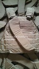 NEW 3 Eagle Industries Scalable Plate Carrier Shoulder Pads M-XL Tan Mil-Spec picture