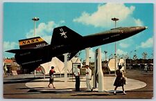 NY Worlds Fair 1964 65 Postcard NASA X15 Rocket Plane  picture