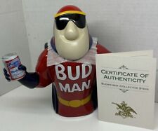 1993 Anhueser Busch Budweiser Genuine BUD MAN Lidded Stein Collectors Edition picture