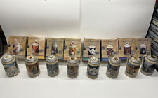 Budweiser Endangered Species Series Steins - Full Set of 8 - Panda, Eagle, Etc. picture