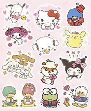 Sanrio Characters Stickers 🩷🌸 Hello Kitty   Lot 50 pcs Sticker Matte Set picture