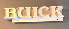 Vintage Buick Dealers Sign Topper Silver 2 Sided 3 Dimensional 20 Inches GM picture