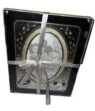 Disney Parks Exclusive~Minnie Mickey Wedding Metal~5x7 Picture Photo Frame~NIB picture