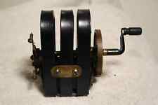 VINTAGE WORKING (50V) WESTERN ELECTRIC 3 BAR TELEPHONE GENERATOR/MAGNETO picture