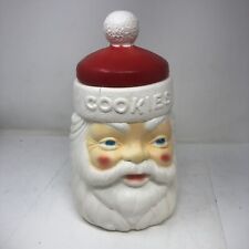 VINTAGE EMPIRE BLOW MOLD SANTA CLAUS COOKIE JAR - PREOWNED picture