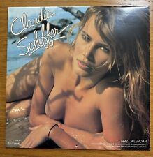 Sexy Claudia Schiffer 12 Month 1992 Swimsuit Calendar,  Iconic 1990s Super Model picture