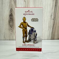 Hallmark 2015 C-3PO and R2-D2 Star Wars: A New Hope Droid Keepsake Ornaments picture