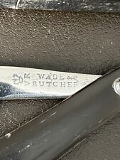Antique 1800's VR Wade & Butcher Wedge Straightrazor picture