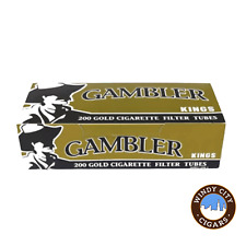 Gambler Gold King Cigarette 200ct Tubes - 5 Boxes picture