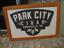Man Cave PARK CITY CIGAR Knoxville TN Tennessee Electric Multi-Color Store Sign picture