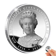 Elizabeth II Commemorative Coins Her Majesty The Queen's Silver Color Coins picture