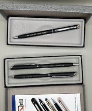 Rare 3 Pieces Lot Vintage Quill Pen and Mechanical Pencil Set In Original Box picture