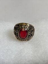 VTG 1989 Milford High School Graduation Ring 10K Made By BALFOUR picture