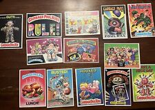 Vintage 1986 Lot of 13 Garbage Pail Kids Giant Stickers ~ Series 2 picture