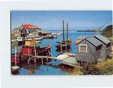 Postcard A quaint fishing village, Cape Cod, Massachusetts picture
