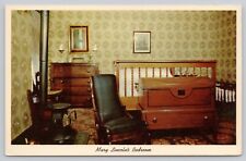 Post Card Mary Lincoln's Bedroom- Abraham Lincoln's Home F430 picture