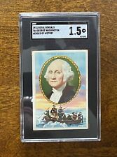 c1910's T68 1911 - Royal Bengals Heroes of History - George Washington SGC 1.5 picture