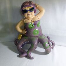OCTOPUS WOMAN Large, Ornate, purple swim suit w lots of glitter, ready to party picture