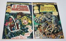Marvel Classics Comics - The Time Machine # 2 + The Odyssey #18 - Comic Book Lot picture