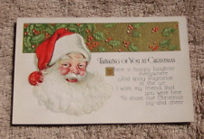 Santa Claus Christmas Postcard c 1910 picture