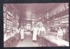 REAL PHOTO CORTLAND NEW YORK NY STORE INTERIOR GROCERY POSTCARD COPY picture