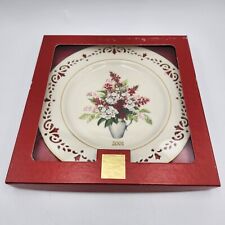 Lenox Pennsylvania 2001 The Seventh Colony Colonial Bouquet Plate 10.5 Inch picture